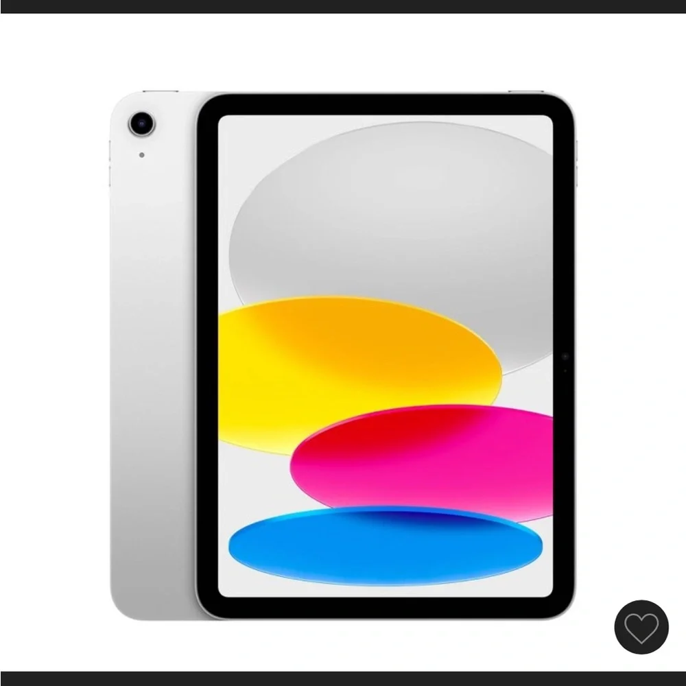 Apple Silver Tablet with Vivid Display and Slim Design